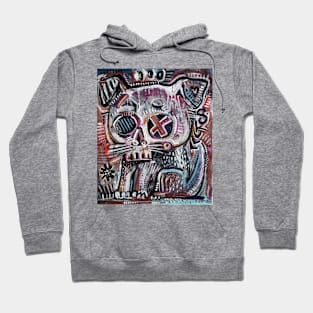 skull dog Hoodie